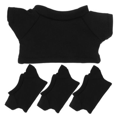 Abaodam 4Pcs Bear T Shirt for Stuffed Animals Plush Bear Clothing Unique Design for Home Parties and Bear
