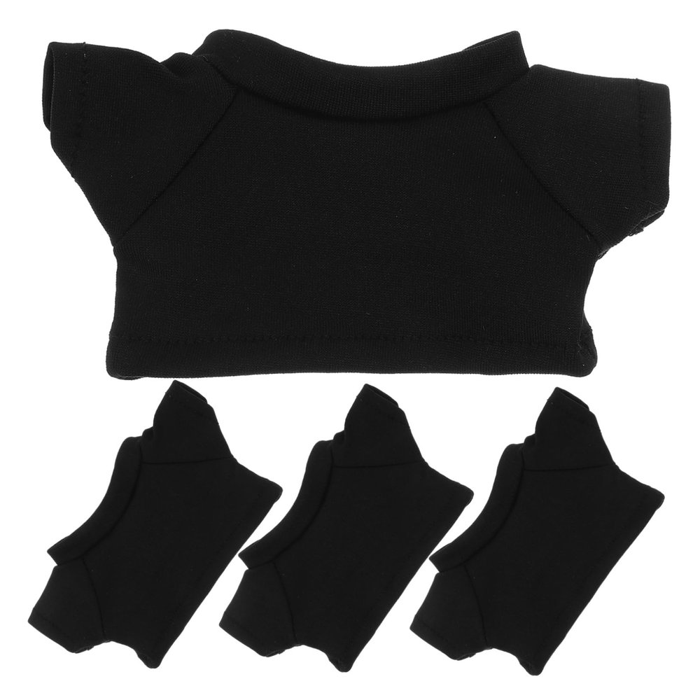 Abaodam 4Pcs Bear T Shirt for Stuffed Animals Plush Bear Clothing Unique Design for Home Parties and Bear