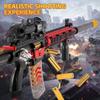 Electric Soft Bullet Toy Gun for Boys, Auto-Manual Shell Ejecting Toy Foam Blasters & Guns with 100 Soft Darts, Tactical Vest Kit,Shooting Games Educational Toys for 6-14+ view 2