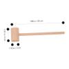 Balacoo 4Pcs Mini Wooden Hammer Safe Lightweight Mallet Pounding Tools for Party Favors Classroom Teaching Tools and Birthday view 2