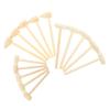 HANABASS 15Pcs Mini Wooden Hammers for Hammer for Hand Eye Coordination and Muscle Development Safe and Reliable Pounding Tool for Boys view 1