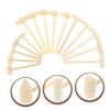 HANABASS 15Pcs Mini Wooden Hammers for Hammer for Hand Eye Coordination and Muscle Development Safe and Reliable Pounding Tool for Boys view 4