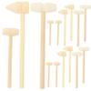Yardwe 15Pcs Mini Wooden Hammers for Safe Plaything Fun DIY Mallets for Creative Play for Boys view 1