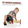 LIOOBO 15Pcs Mini Wooden Mallets for Safe Hammering Parent Interactive Fun Creative Plaything for Boys for Developmental Activities view 4