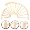 Abaodam 15Pcs Mini Wooden Mallet for Polished Hammering for Safe Parent Interaction for Hand Eye Coordination Grabbing Skills for Ages view 4