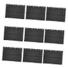 MUCKLILY 10Pcs Double Sided Stamp Storage Pages Loose Leaf Sheets for Stamp Collectors High Capacity Binder Inserts for Easy Organization and Protection of Commemorative Cards view 1
