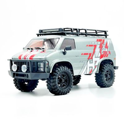 HOBBYPLUS CR18P EVO 2 RockVan RC Crawler - 1/18 Scale Mini RC Crawler with Two-Speed Transmission, All-Metal Gears, Evolved EVO Platform, Ready-to-Run, Distinctive Styling