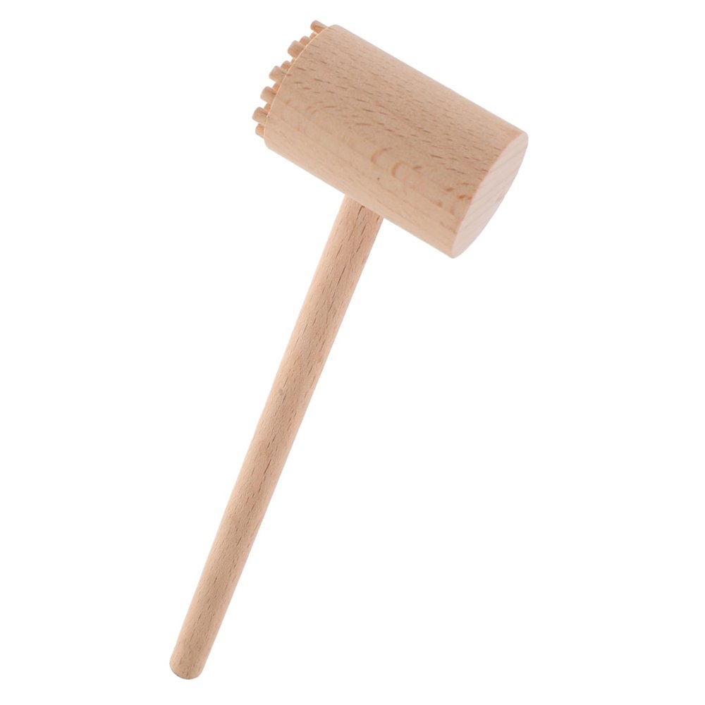 POPETPOP 4Pcs Mini Wooden Hammer Lightweight Handheld Mallets for Safe Durable Small Hammers for Birthday Party Favors and Classroom Activities
