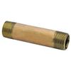 38300-0850 0.5 x 5 Pipe Nipple Brass view 1