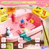 JEFLYM 2026 Upgraded Toddler Sand Water Table Toy with Electric Water Pump, Kids Sand Water with Faucet/Play Food Accessories/Fishing Toy, Kitchen Play Sink Toys for Girl Boy Age 3+ (Pink) view 4