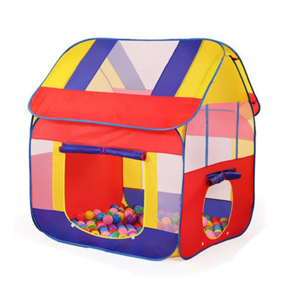 FELTECHELECTR Foldable Playhouse Tent Large Indoor Outdoor Castle for Boys Easy to Install for Creating Fun