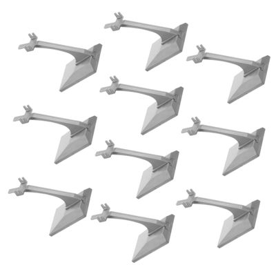 Unomor 10Pcs Rc Plane Stand Lightweight Plastic Model Aircraft Display Stands for Collectors Exhibitions and Home Decor Easy to Assemble and Secure Support