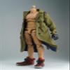 1/12 Action Figure Clothes,Long Trench Coat for 6" Action Figures,1:12 Scale Miniature Coat-only Clothing (Army Green) view 3