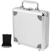 Abaodam Large Capacity Poker Chip Case with Handle Sturdy Alloy Poker Chips and Cards Storage Box Portable Carrying Container and Card view 1