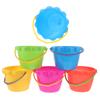 BESPORTBLE 6Pcs Portable Beach Buckets Sand Pails for Multi Functional Garden and Water for Summer Beach Games and Family Fun view 1