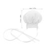 SEWOART 2Pcs Mini Doll Chef Hat Cooking Caps for Stuffed Animals Soft Washable Decorative Hats for Role Play and Creative Fun view 2
