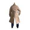 1/12 Action Figure Clothes,Long Trench Coat for 6" Action Figures,1:12 Scale Miniature Coat-only Clothing (Khaki) view 2