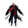 1/12 Action Figure Clothes,Long Trench Coat for 6" Action Figures,1:12 Scale Miniature Coat-only Clothing (Style 1-Black Coat with 1 scarve) view 1