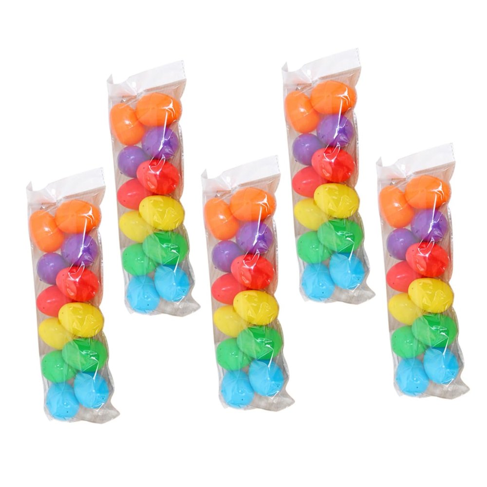 Abaodam 96Pcs DIY Plastic Easter Eggs Openable for Graffiti Decor for Easter Celebrations Home School Decoration Sturdy Material