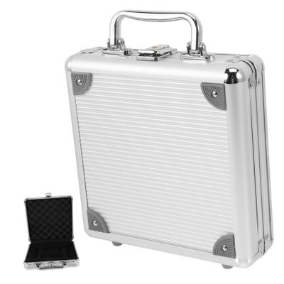 Alloy Poker Chip Storage Case Large Capacity Carrier for Poker Chips and Cards Stylish Portable Design Essential for Protection and Convenience