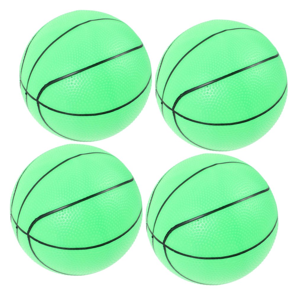 Abaodam 1Set Glow Dark Basketball Luminous Inflatable Training Balls for Includes Balls Inflator for Indoor