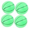 Abaodam 1Set Glow Dark Basketball Luminous Inflatable Training Balls for Includes Balls Inflator for Indoor view 1