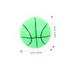 Abaodam 1Set Glow Dark Basketball Luminous Inflatable Training Balls for Includes Balls Inflator for Indoor view 3