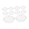 ABOOFAN 12Pcs Coin Holder Storage Clear Plastic Coin Capsules for Collectors Dual Head Design for Efficient Coin Display Protective Cases for Silver Coins Versatile view 1
