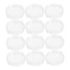 BUGUUYO 12Pcs Clear Plastic Coin Capsules Storage Holders for Collectors Organized Coin Sleeves with Unique Vehicle Decor for Silver Coins