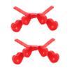 BESPORTBLE 2Pcs Heart Shaped Clip Making Tool with Comfortable Grip for Easy Outdoor Fun for Winter Fights and Playtime Activities view 1