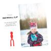 BESPORTBLE 2Pcs Heart Shaped Clip Making Tool with Comfortable Grip for Easy Outdoor Fun for Winter Fights and Playtime Activities view 4