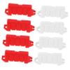 Abaodam 60Pcs Miniature Traffic Barrier Realistic Rc Road Track Barriers Signs for Racing Tracks Drift Fields and Miniature Traffic Scenes for Play and Imaginative Fun view 1