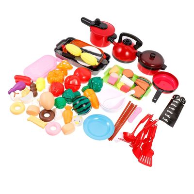 HANABASS 1Set Cooking Wooden Kitchen Playset for Boys Role Playing Kitchen Accessories Cooking to Enhance Creativity Imagination