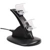 DIYEAH Dual USB Controller Charger Dock Station for Quick Charging with LED Indicator Black Charging Stand for Game Controllers view 2