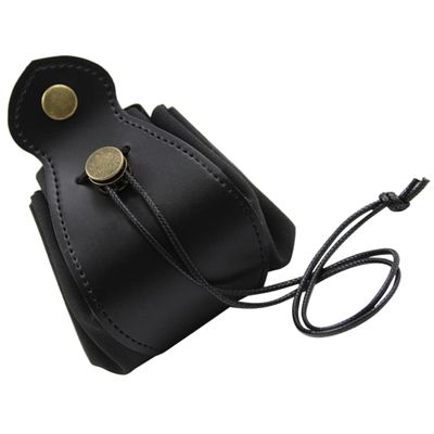 Abaodam Portable Leather Dice Storage Bag Vintage Pouch for Gaming Dice Jewelry Dustproof Organizer for Travel Game Accessories
