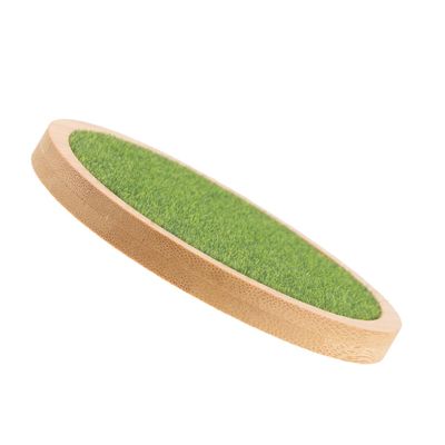 Abaodam Wood Figure Display Stand Grass Display Base Figures Sturdy and Pedestal Holder for Home Decor and Collectibles for Jewelry and Miniatures