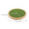 Abaodam Wood Figure Display Stand Grass Display Base Figures Sturdy and Pedestal Holder for Home Decor and Collectibles for Jewelry and Miniatures view 2