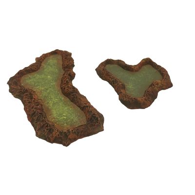 Legion Terrain - Pool Set B - Miniature Tabletop Wargaming Terrain (Painted) (Hive)