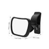 Abaodam Car Mirror Rearview Interior Observation Mirror for Rear Facing Car Seats Enhanced Safety with Wide Field of View Easy Installation for Parents view 2