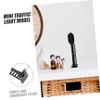 BESPORTBLE Miniature Traffic Light Model for DIY Micro Landscape Decor Creative Signal Simulation for Sand Table Layouts Material for Mini Garden Decoration view 3
