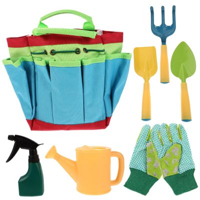 BESPORTBLE 1Set Gardening Tool Shovels Rake and Watering Pot for Outdoor Fun for Boys Age Encourages Practical Skills and Nature Exploration