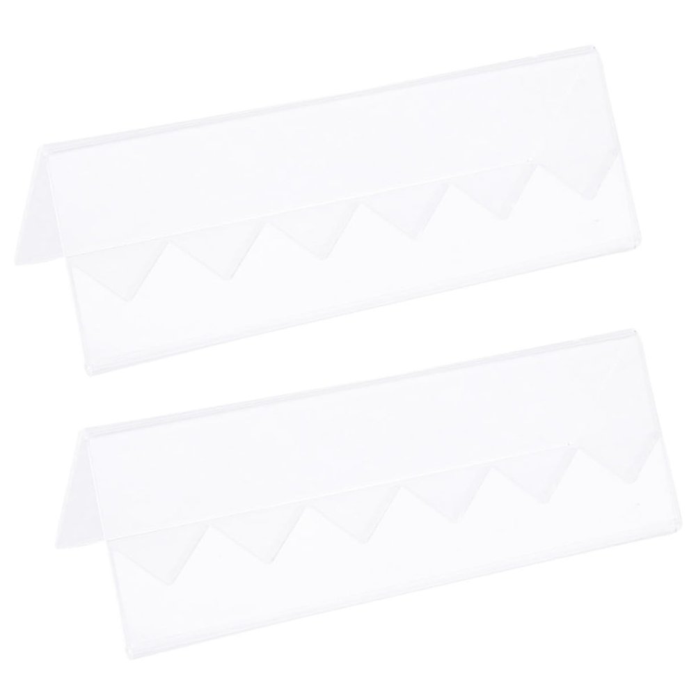 CORHAD 2Pcs Transparent Acrylic Coin Display Rack Sturdy Coin Storage Holder for Desktop for Showcasing Challenge Coins with Smooth Edges and Stable Design