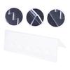 CORHAD 2Pcs Transparent Acrylic Coin Display Rack Sturdy Coin Storage Holder for Desktop for Showcasing Challenge Coins with Smooth Edges and Stable Design view 4