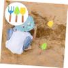 Abaodam 1Set Gardening Tools Shovel Rake Play Beach Sand Play Fun Outdoor Activity for Easy to Store and Carry view 4