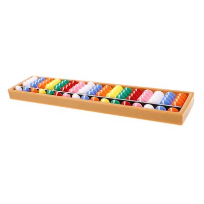 Abaodam Math Abacus for Column Learning Tool Beads Counting Aid for Home School Office Use and Simple Design for Math Practice