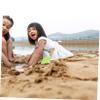 ORFOFE 1Set Gardening Tools Set Beach Sand Rake and Shovel Playset for Creative Outdoor Fun for Beach Garden and Sandbox Activities Beech view 4