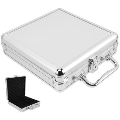 Abaodam Alloy Poker Chip Case with Handle Large Capacity Poker Chips Holder and Portable for Easy Carrying and Protection