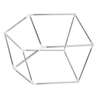 ifundom 1Set Play Tent Kit DIY Metal Frame Structure for Indoor Outdoor Use Encourages Creativity Imagination Portable Sturdy Design for Playtime Activities