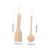 BCOATH 2Pcs Wooden Kitchen for Simulated Spoon Shovel Plaything Lightweight Safe Edges for Grocery Store Pretend Play Enhances Parent Interaction view 2