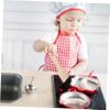 BCOATH 2Pcs Wooden Kitchen for Simulated Spoon Shovel Plaything Lightweight Safe Edges for Grocery Store Pretend Play Enhances Parent Interaction view 3